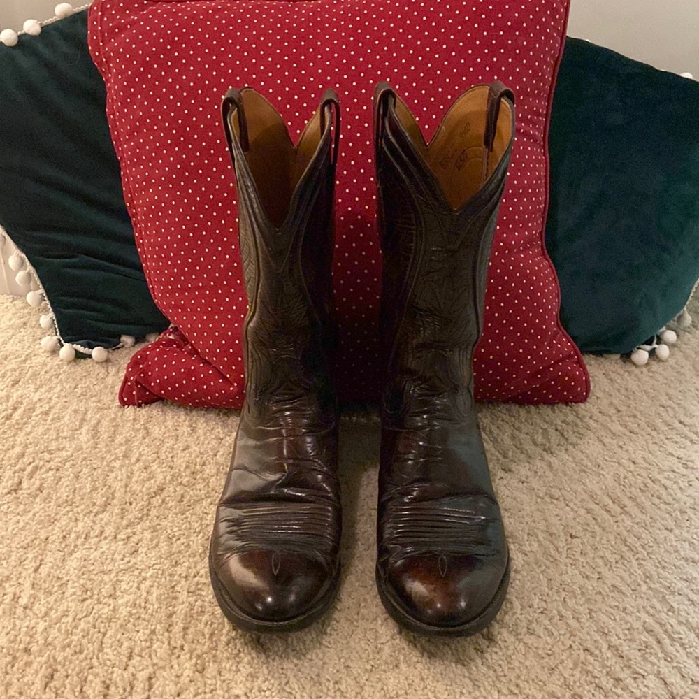 Lucchese Men’s Cowboy Boots 9.5 D Leather Boot